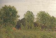 George Price Boyce.RWS Black Poplars at Pangbourne (mk46) Germany oil painting artist